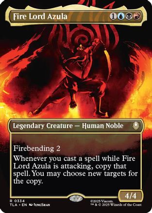 Fire Lord Azula (0334) (Borderless) [Avatar: The Last Airbender]