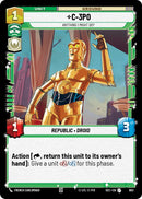 C-3PO - 3PO (603) - Anything I Might Do? (Foil) (603) (603) [Secrets of Power]