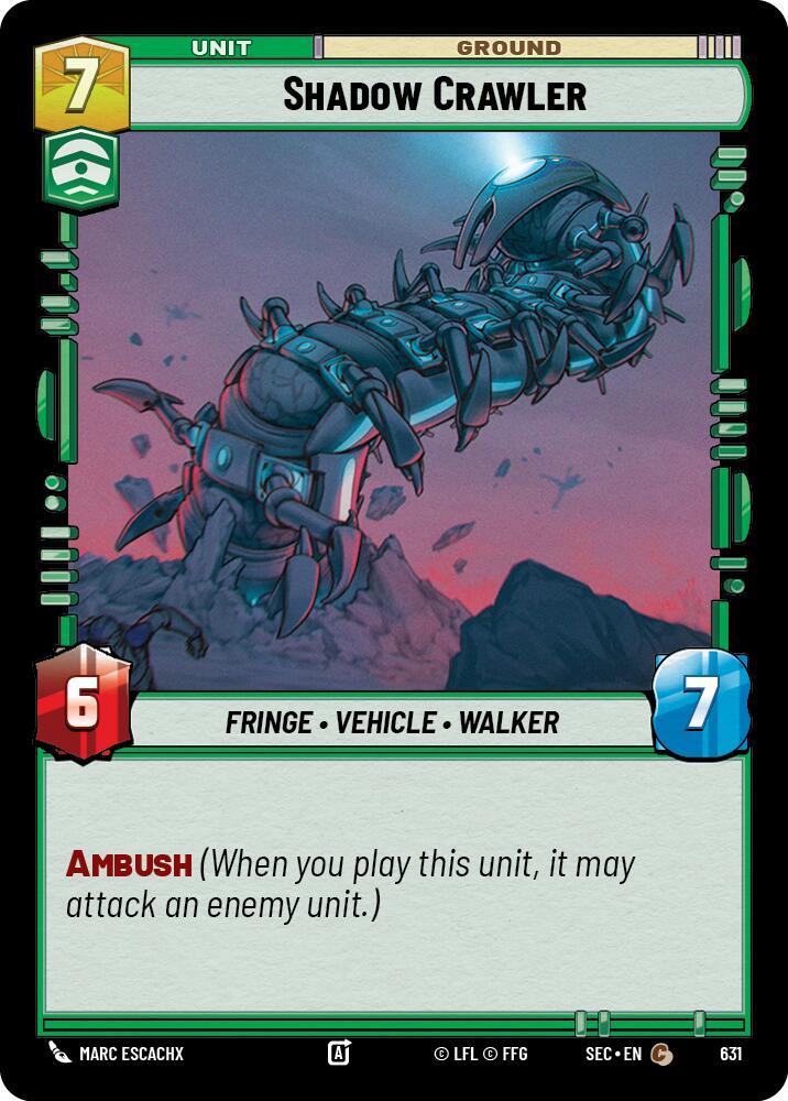 Shadow Crawler (631) (Foil) (631) [Secrets of Power]