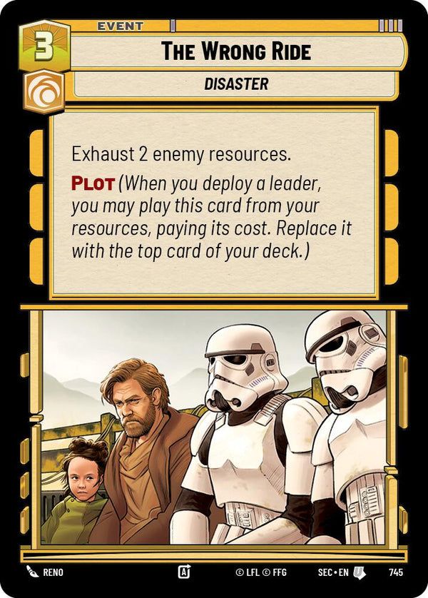 The Wrong Ride (745) (Foil) (745) [Secrets of Power]