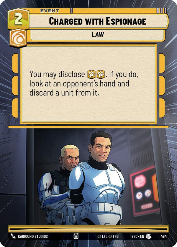 Charged with Espionage (494) (Hyperspace) (494) [Secrets of Power]