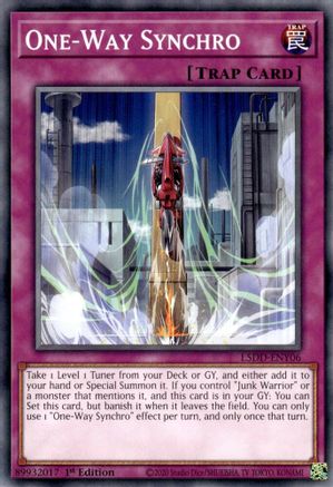 One-Way Synchro (L5DD-ENY06) - Legendary 5D's Decks 1st Edition