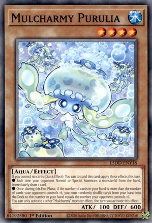 Mulcharmy Purulia (L5DD-ENY18) - Legendary 5D's Decks 1st Edition