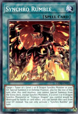 Synchro Rumble (L5DD-ENY22) - Legendary 5D's Decks 1st Edition
