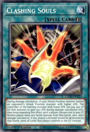 Clashing Souls (L5DD-ENY23) - Legendary 5D's Decks 1st Edition