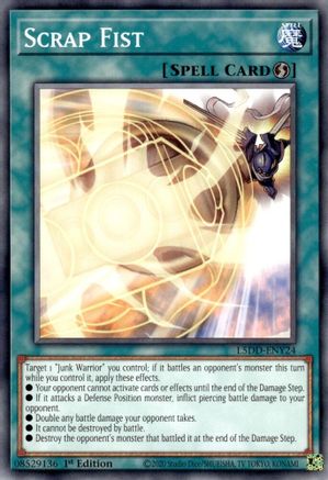 Scrap Fist (L5DD-ENY24) - Legendary 5D's Decks 1st Edition