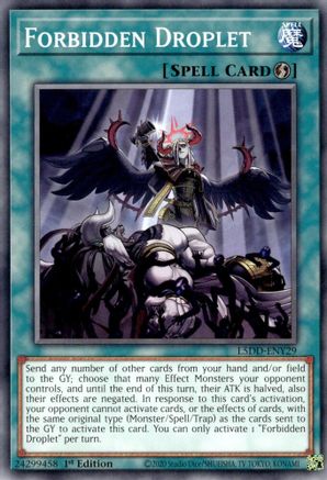 Forbidden Droplet (L5DD-ENY29) - Legendary 5D's Decks 1st Edition
