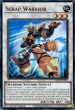 Scrap Warrior (L5DD-ENY33) - Legendary 5D's Decks 1st Edition