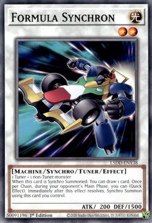 Formula Synchron (L5DD-ENY38) - Legendary 5D's Decks 1st Edition