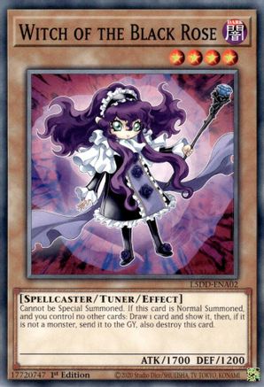 Witch of the Black Rose (L5DD-ENA02) - Legendary 5D's Decks 1st Edition