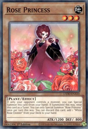 Rose Princess (L5DD-ENA10) - Legendary 5D's Decks 1st Edition