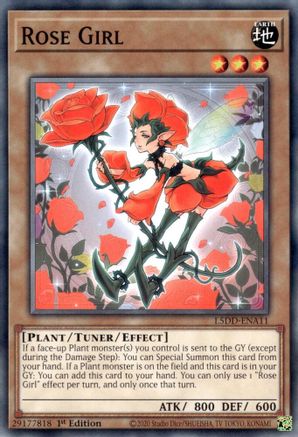 Rose Girl (L5DD-ENA11) - Legendary 5D's Decks 1st Edition