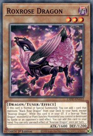 Roxrose Dragon (L5DD-ENA12) - Legendary 5D's Decks 1st Edition