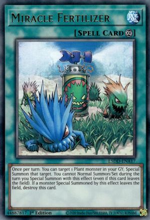 Miracle Fertilizer (Ultra Rare) (L5DD-ENA17) - Legendary 5D's Decks 1st Edition