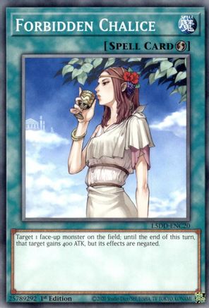 Forbidden Chalice (L5DD-ENC20) - Legendary 5D's Decks 1st Edition
