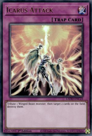 Icarus Attack (L5DD-ENC23) - Legendary 5D's Decks 1st Edition