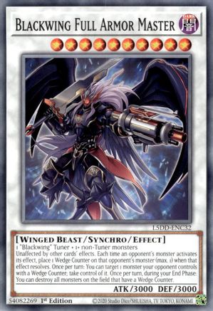 Blackwing Full Armor Master (L5DD-ENC32) - Legendary 5D's Decks 1st Edition