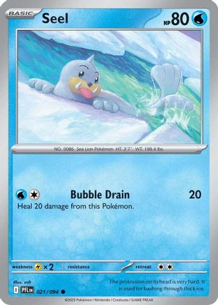 Seel (021/094) [Mega Evolution: Phantasmal Flames]