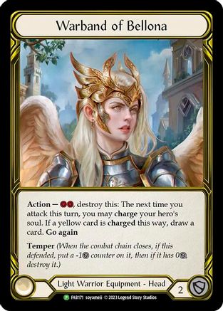 Warband of Bellona (Golden) [FAB171] (Promo)  Cold Foil