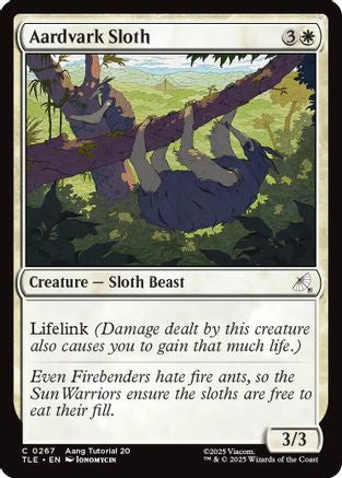 Aardvark Sloth (0267) [Avatar: The Last Airbender: Eternal-Legal]
