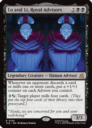 Lo and Li, Royal Advisors [Avatar: The Last Airbender: Eternal-Legal]