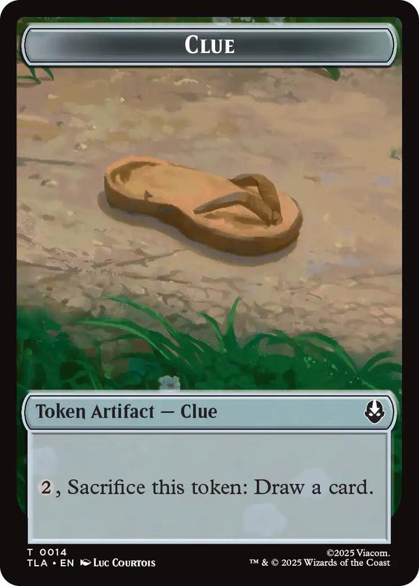 Ally (0005) // Clue (0014) Double-Sided Token [Avatar: The Last Airbender Tokens]