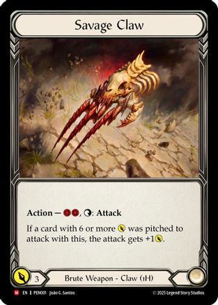 Savage Claw [PEN001] (Compendium of Rathe)