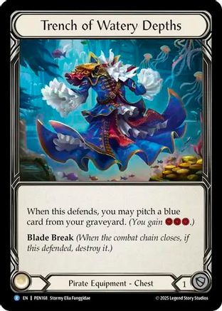 Trench of Watery Depths [PEN168] (Compendium of Rathe)  Cold Foil