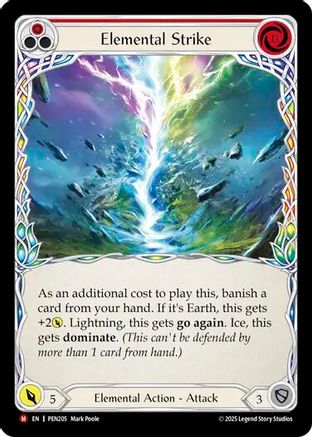 Elemental Strike (Marvel) [FAB425] (Promo) Cold Foil