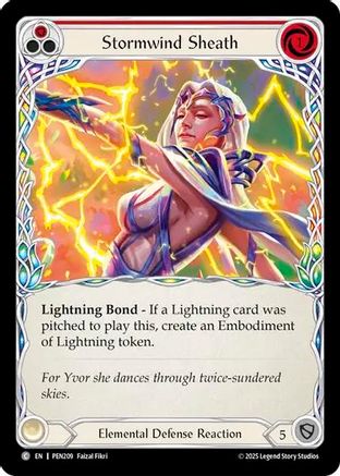 Stormwind Sheath (Extended Art) [FAB429] (Promo) Rainbow Foil