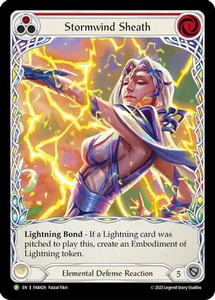 Stormwind Sheath - FAB429 (FAB429) - Flesh and Blood: Promo Cards Cold Foil