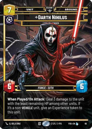 Darth Nihilus - Lord of Hunger (95) (95) [Sector and Regional Promos: Season 1]