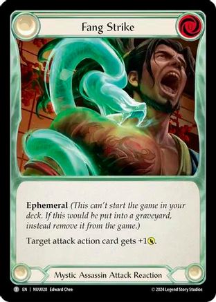 Fang Strike // Slither [NUU028/NUU029] (Part the Mistveil Nuu Blitz Deck)
