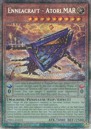 Enneacraft - Atori.MAR (Starlight Rare) (PHRE-EN022) - Phantom Revenge 1st Edition
