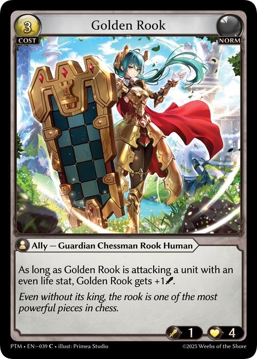 Golden Rook (Curio Foil) (039) [Phantom Monarchs]