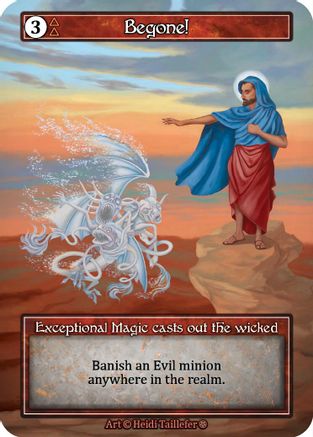 Begone! (Foil)  - Gothic Foil