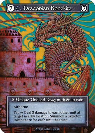Draconian Bonekite (Foil)  - Gothic Foil