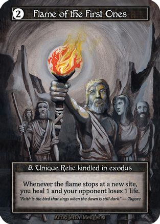 Flame of the First Ones (Foil)  - Gothic Foil