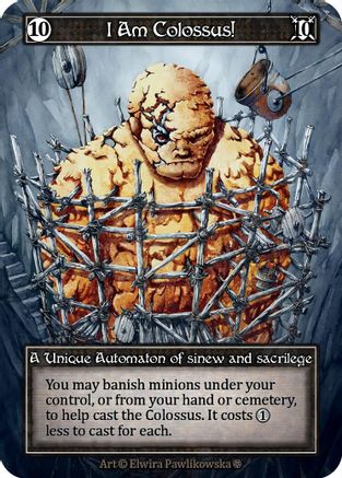 I Am Colossus! (Foil)  - Gothic Foil