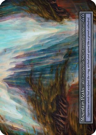 Mountain Peaks (Foil)  - Gothic Foil