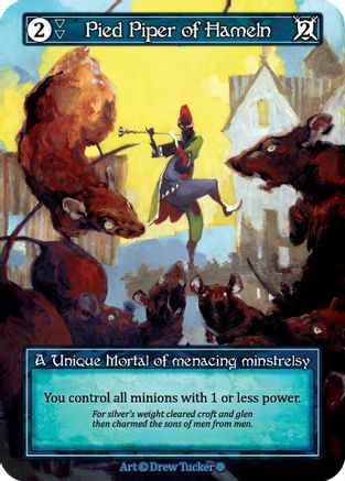 Pied Piper of Hameln (Foil)  - Gothic Foil