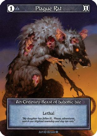 Plague Rat (Foil)  - Gothic Foil