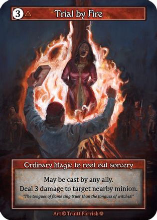 Trial by Fire (Foil)  - Gothic Foil