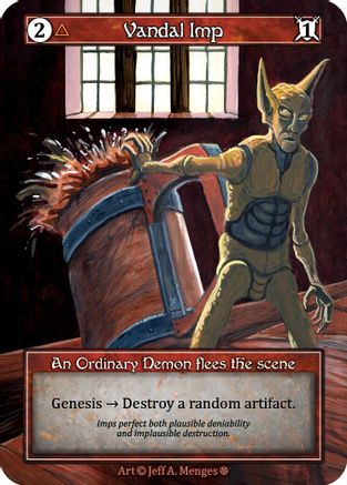 Vandal Imp (Foil)  - Gothic Foil