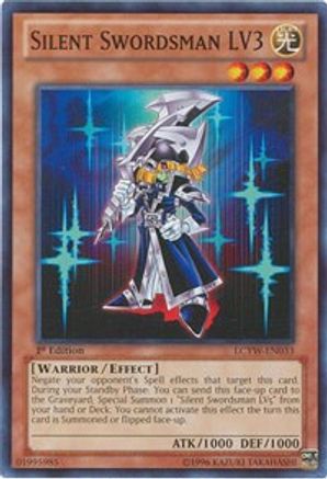 Silent Swordsman LV3 (LCYW-EN033) - Legendary Collection 3: Yugi's World 1st Edition