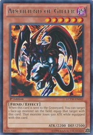 Archfiend of Gilfer (LCYW-EN042) - Legendary Collection 3: Yugi's World 1st Edition
