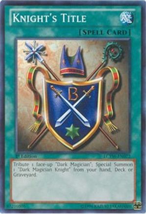 Knight's Title (LCYW-EN072) - Legendary Collection 3: Yugi's World Unlimited
