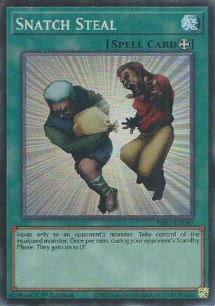 Snatch Steal (CR) (PHRE-EN049) - Phantom Revenge 1st Edition