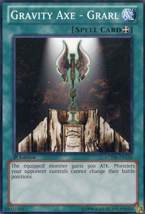 Gravity Axe - Grarl (LCYW-EN138) - Legendary Collection 3: Yugi's World 1st Edition