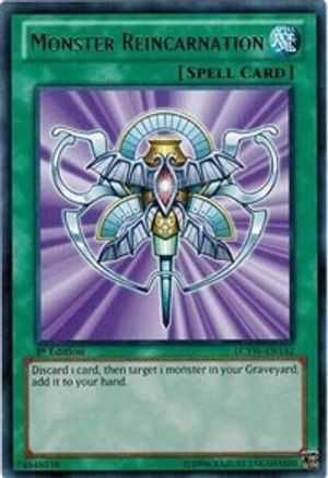 Monster Reincarnation (LCYW-EN142) - Legendary Collection 3: Yugi's World 1st Edition